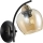Seinävalaisin MERRA 1xE27/40W/230V musta/beige