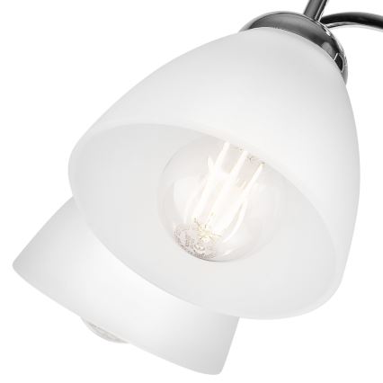 Seinävalaisin MIRANDA 1xE27/60W/230V kiiltävä kromi