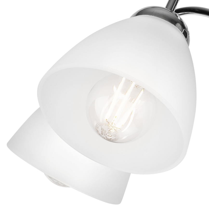 Seinävalaisin MIRANDA 1xE27/60W/230V kiiltävä kromi
