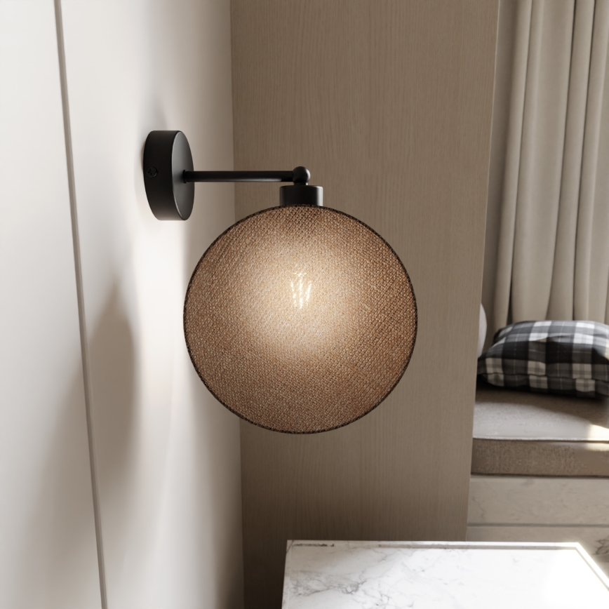 Seinävalaisin MOTIF 1xE14/10W/230V beige