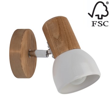 Seinävalaisin NEL 1xE27/15W/230V mänty - FSC-sertifioitu