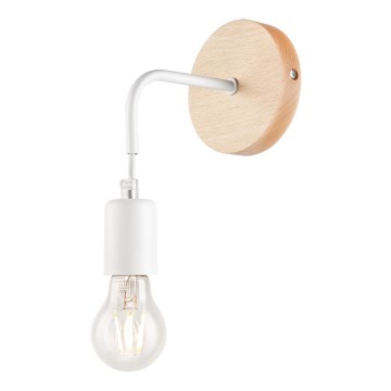 Seinävalaisin ORAZIO 1xE27/60W/230V pyökki - FSC sertifioitu