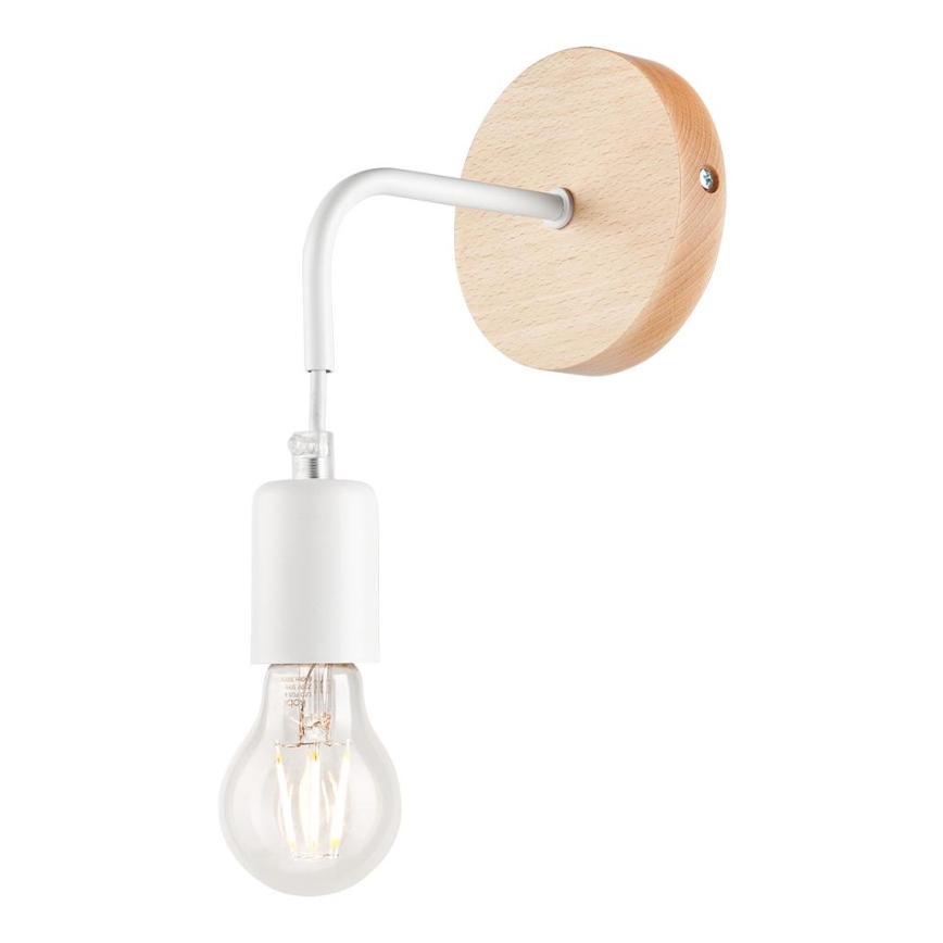 Seinävalaisin ORAZIO 1xE27/60W/230V pyökki - FSC sertifioitu