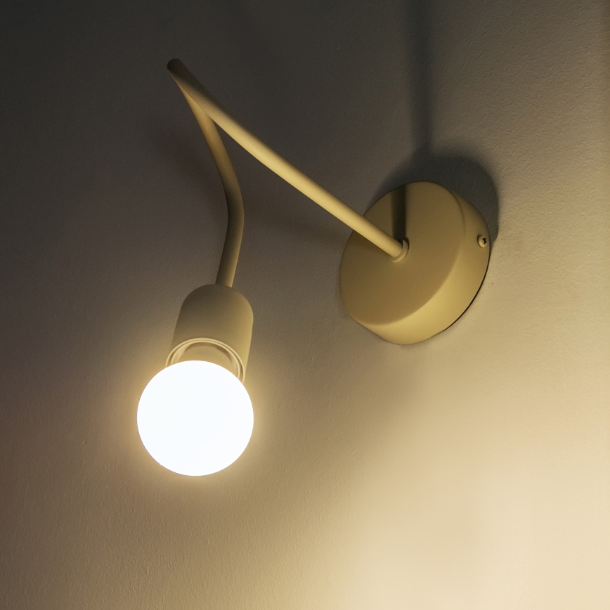 Seinävalaisin OXFORD 1xE27/15W/230V kermanvärinen