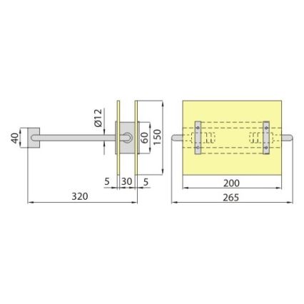 Seinävalaisin PALIA R7s/100W/230V