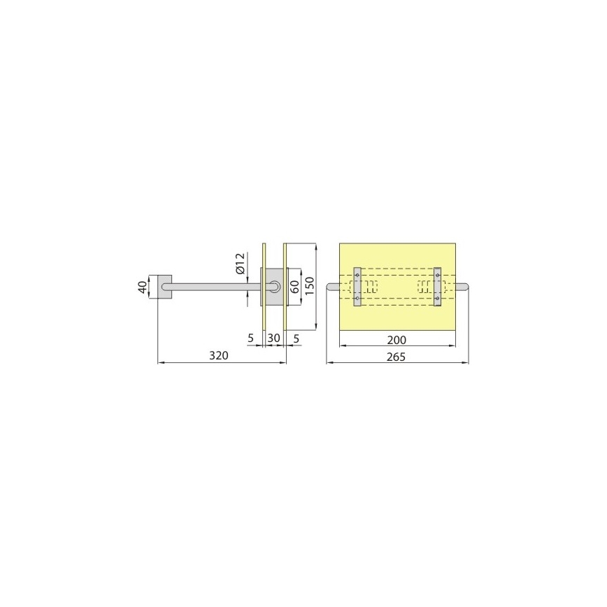 Seinävalaisin PALIA R7s/100W/230V