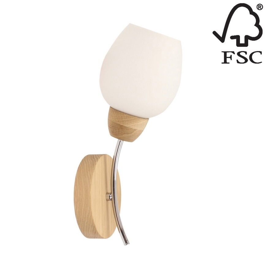 Seinävalaisin PARMA 1xE27/60W/230V tammi - FSC-sertifioitu