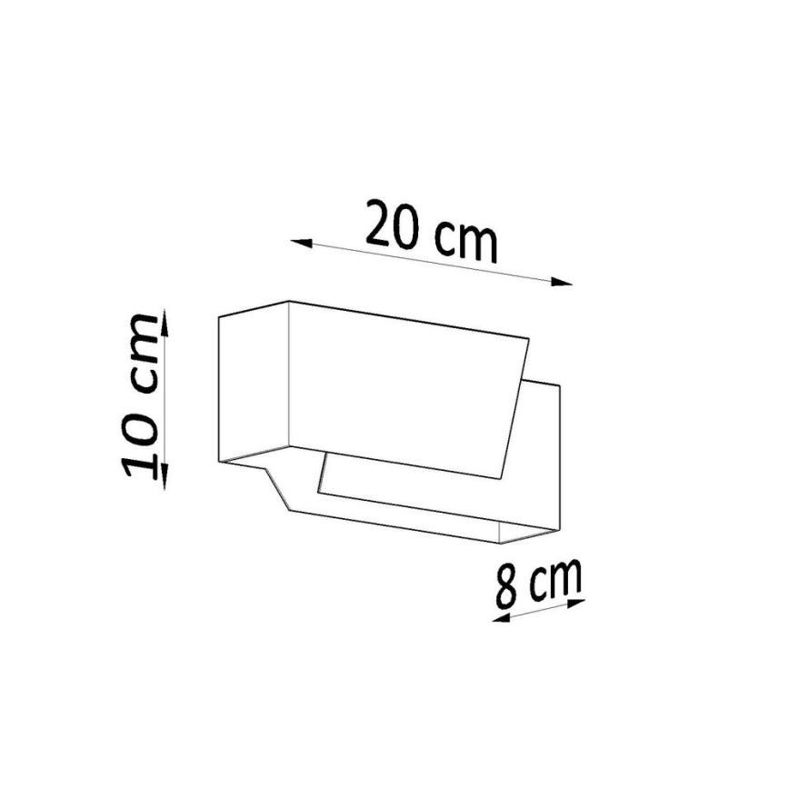 Seinävalaisin PIEGARE 1xG9/40W/230V