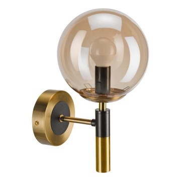 Seinävalaisin ROLLO 1xE14/5W/230V kulta/savuinen beige