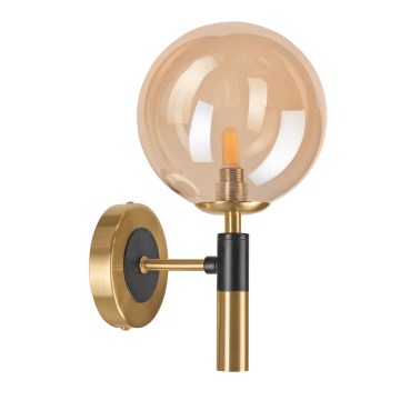 Seinävalaisin ROLLO 1xG9/5W/230V kulta/savuinen beige