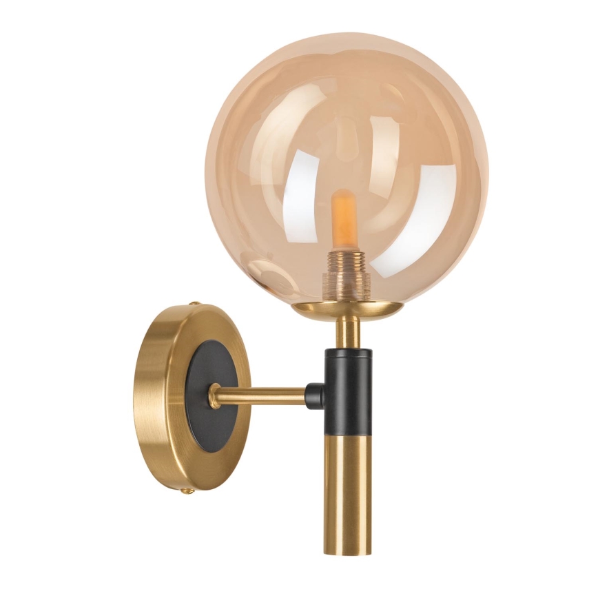 Seinävalaisin ROLLO 1xG9/5W/230V kulta/savuinen beige