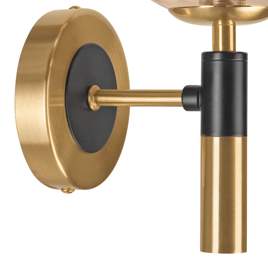 Seinävalaisin ROLLO 1xG9/5W/230V kulta/savuinen beige