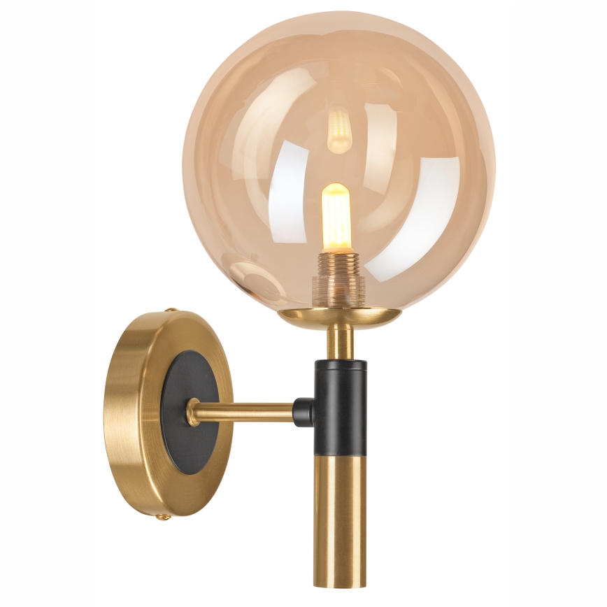 Seinävalaisin ROLLO 1xG9/5W/230V kulta/savuinen beige
