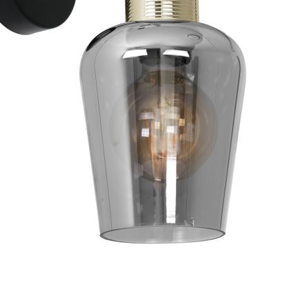 Seinävalaisin ROMA BLACK 1xE27/60W/230V