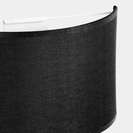 Seinävalaisin RONDO 1xE27/15W/230V musta