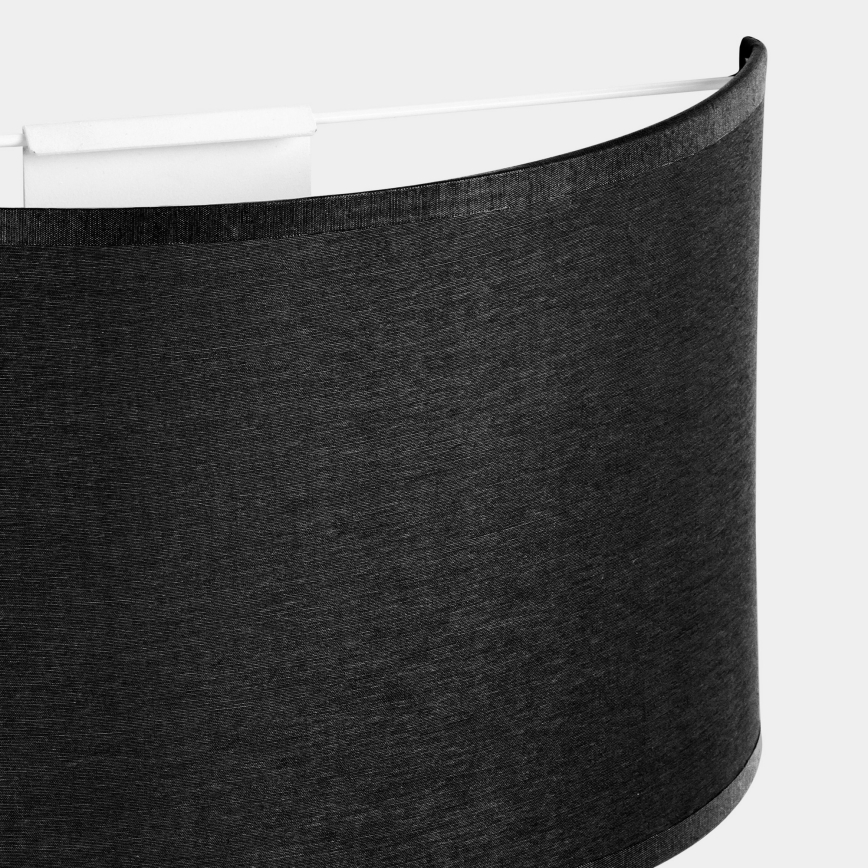Seinävalaisin RONDO 1xE27/15W/230V musta