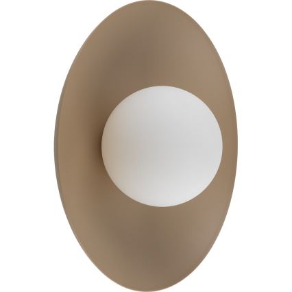 Seinävalaisin SLATE 1xG9/8W/230V halkaisija 28 cm beige