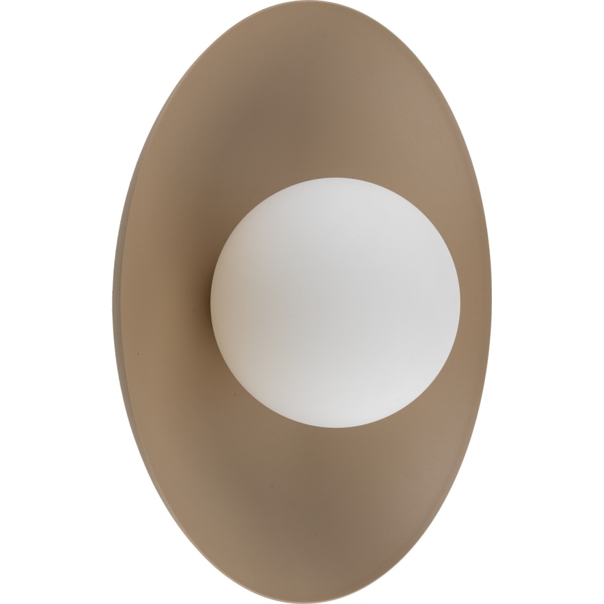 Seinävalaisin SLATE 1xG9/8W/230V halkaisija 28 cm beige