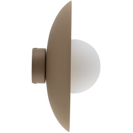 Seinävalaisin SLATE 1xG9/8W/230V halkaisija 28 cm beige