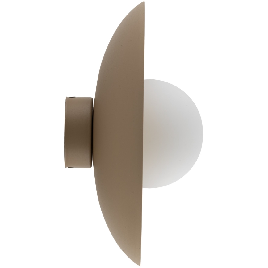 Seinävalaisin SLATE 1xG9/8W/230V halkaisija 28 cm beige