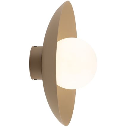 Seinävalaisin SLATE 1xG9/8W/230V halkaisija 28 cm beige