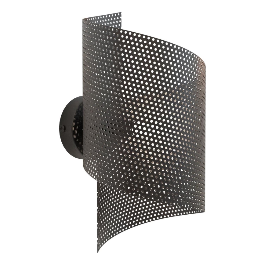 Seinävalaisin SPIRAL 1xG9/8W/230V musta