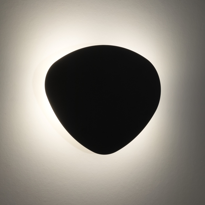Seinävalaisin STONE 2xG9/8W/230V 30x39 cm musta