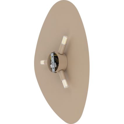 Seinävalaisin STONE 3xG9/8W/230V 37x49 cm beige