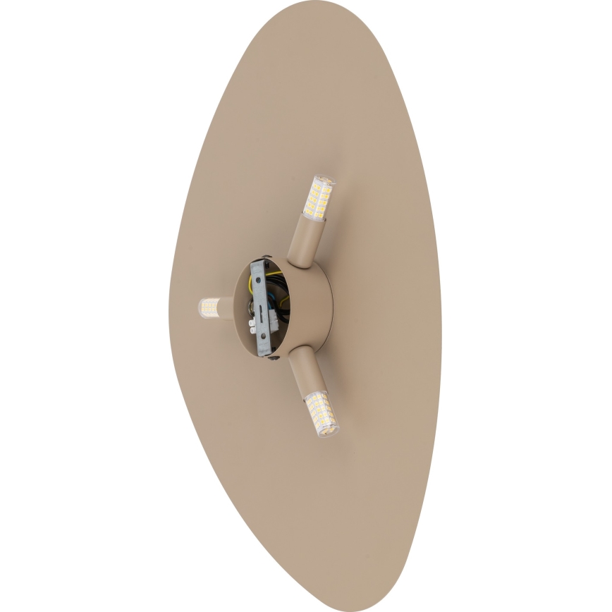 Seinävalaisin STONE 3xG9/8W/230V 37x49 cm beige