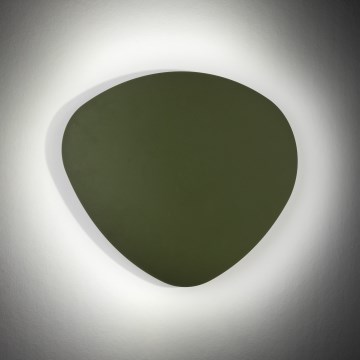 Seinävalaisin STONE 3xG9/8W/230V 37x49 cm vihreä
