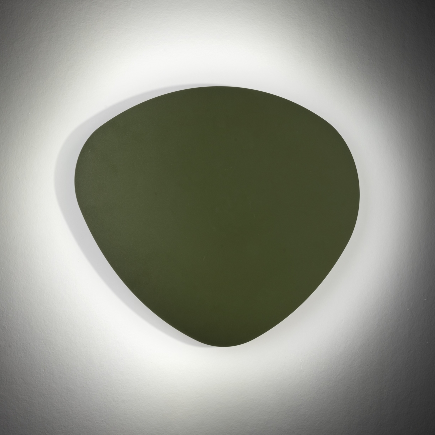 Seinävalaisin STONE 3xG9/8W/230V 37x49 cm vihreä