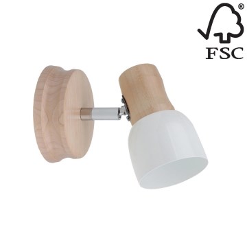 Seinävalaisin SVANTJE 1xE14/40W/230V koivu - FSC-sertifioitu
