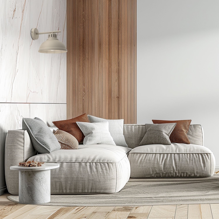 Seinävalaisin SVEN 1xE27/15W/230V beige