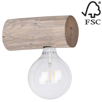 Seinävalaisin TRABO 1xE27/25W/230V mänty - FSC-sertifioitu