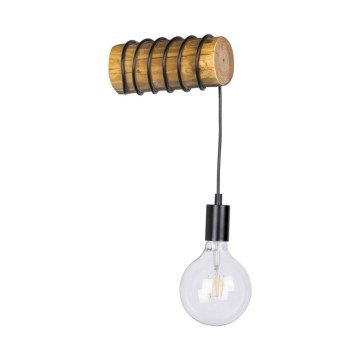 Seinävalaisin TRABO 1xE27/25W/230V mänty