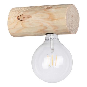 Seinävalaisin TRABO 1xE27/25W/230V mänty