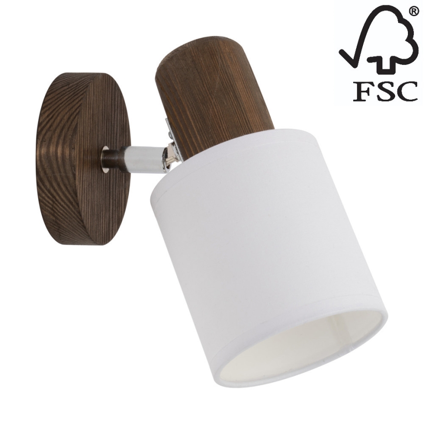 Seinävalaisin TRENDY 1xE27/15W/230V mänty - FSC-sertifioitu
