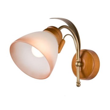 Seinävalaisin TULIPAN 1xE27/60W/230V pyökki