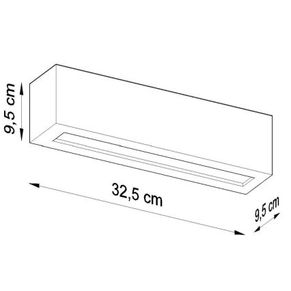 Seinävalaisin VEGA 1xE27/60W/230V harmaa