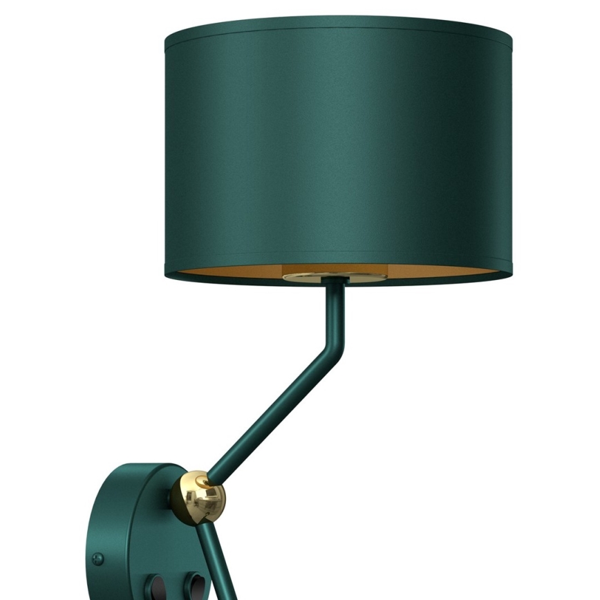 seinävalaisin VERDE 1xE27/60W/230V + 1xGU10-MR11/7W vihreä