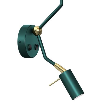 seinävalaisin VERDE 1xE27/60W/230V + 1xGU10-MR11/7W vihreä