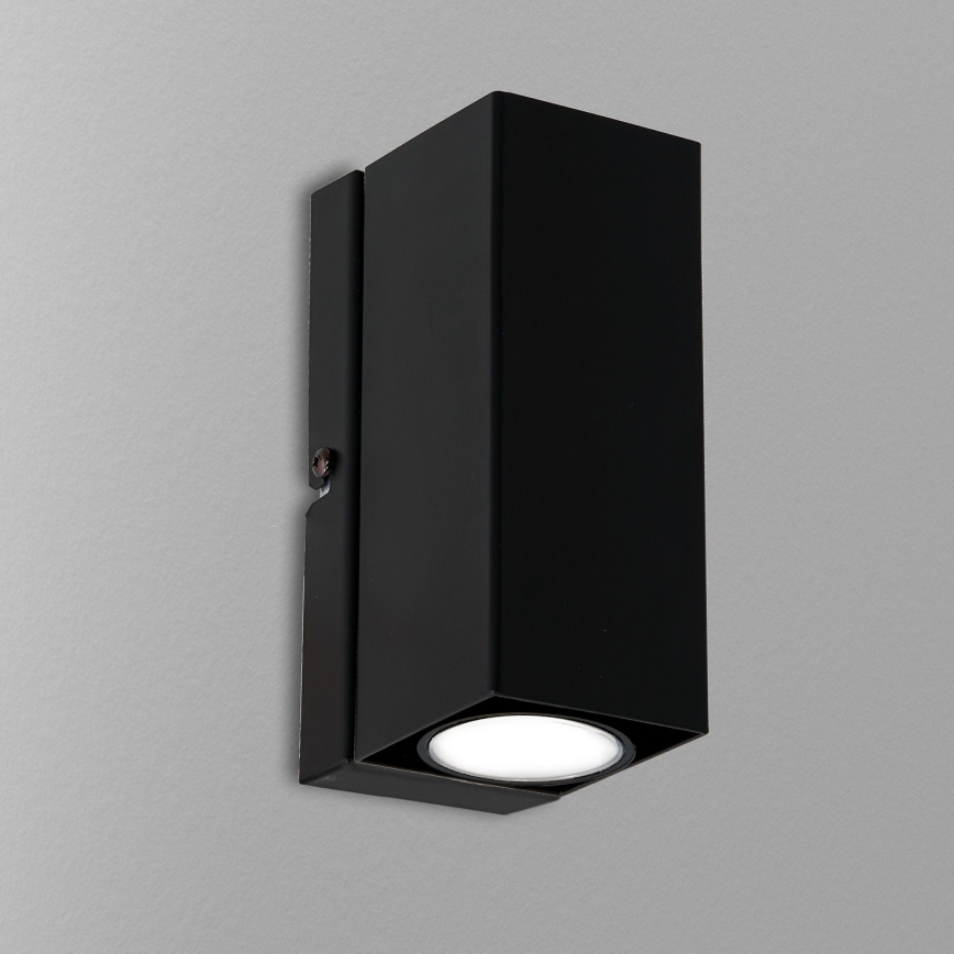 Seinävalaisin WALL 1xGU10/8W/230V musta