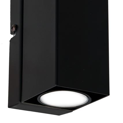Seinävalaisin WALL 1xGU10/8W/230V musta