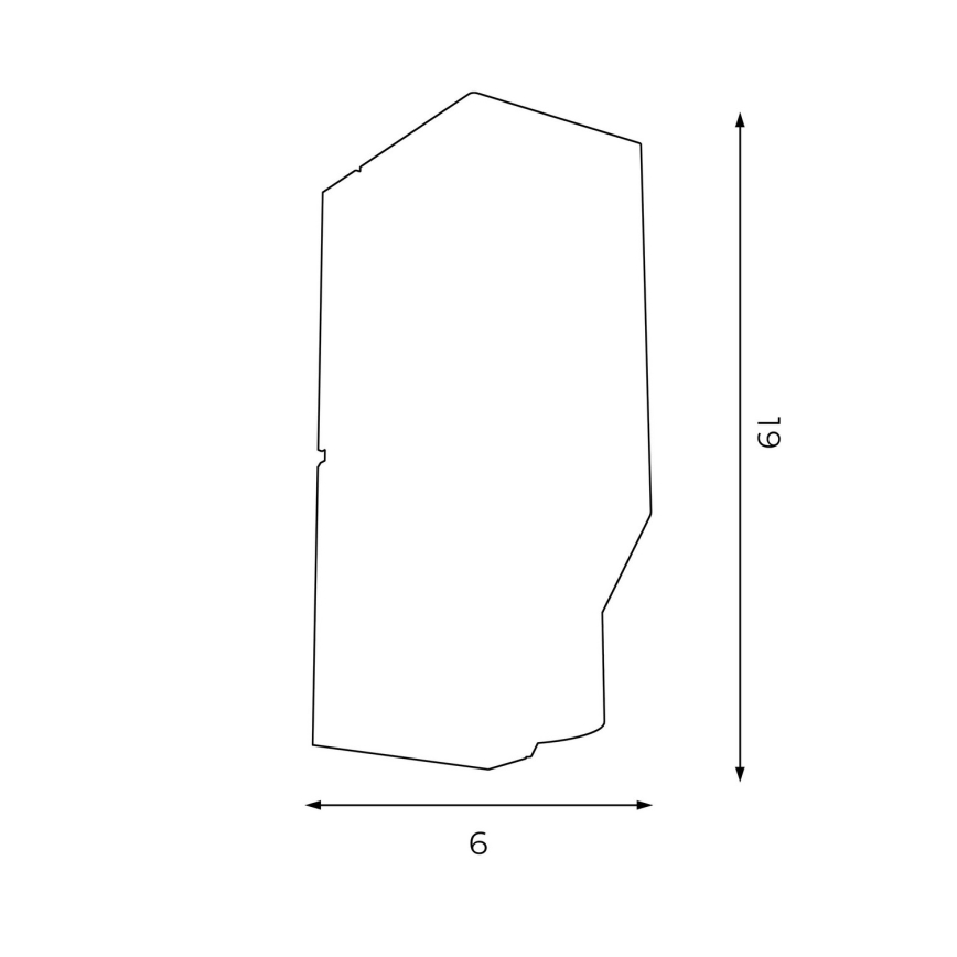 Seinävalaisin WALL 1xGU10/8W/230V valkoinen/kiiltävä kromi