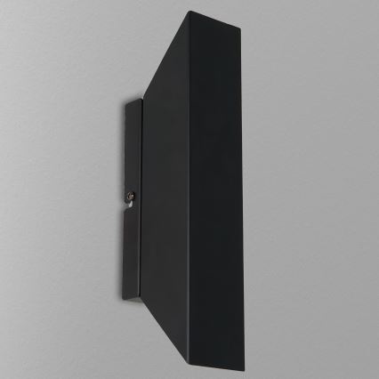 Seinävalaisin WALL 2xGU10/8W/230V musta