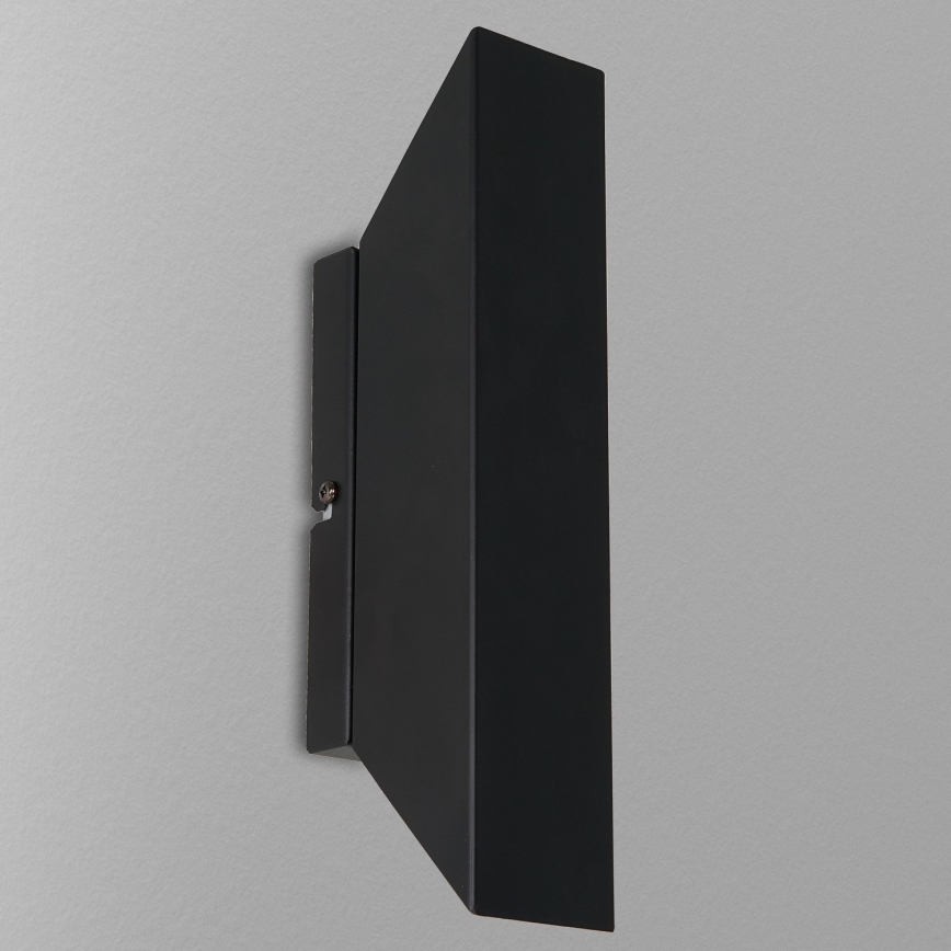 Seinävalaisin WALL 2xGU10/8W/230V musta