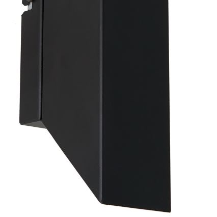 Seinävalaisin WALL 2xGU10/8W/230V musta