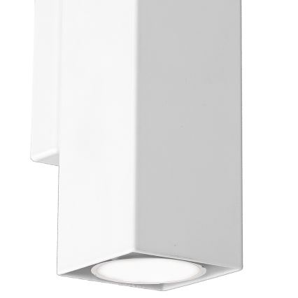 Seinävalaisin WALL 2xGU10/8W/230V valkoinen
