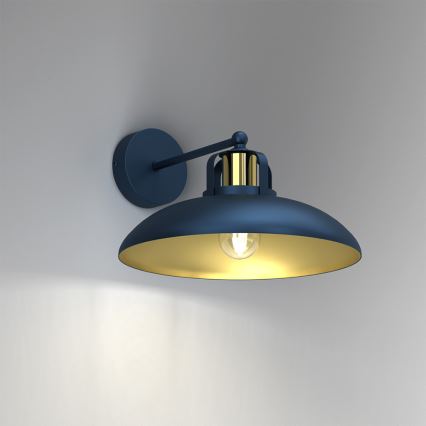 Seinävalo FELIX 1xE27/60W/230V sininen