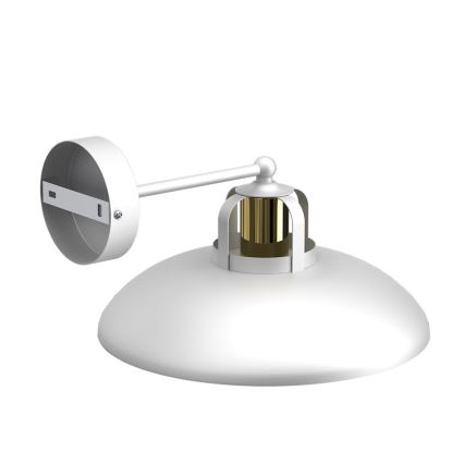 Seinävalo FELIX 1xE27/60W/230V valkoinen